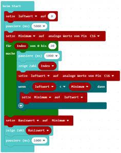 Bild des Steuerprogramms