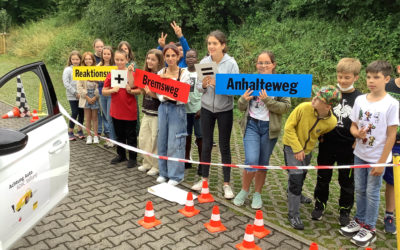 Vollbremsung beeindruckte die Schüler nachhaltig