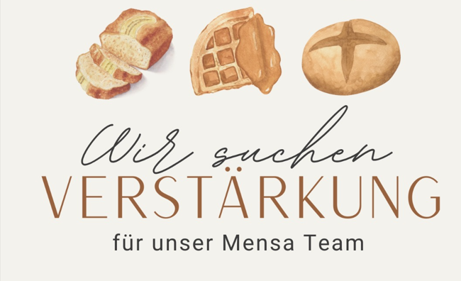 Wir suchen Verstärkung für unser Mensa Team